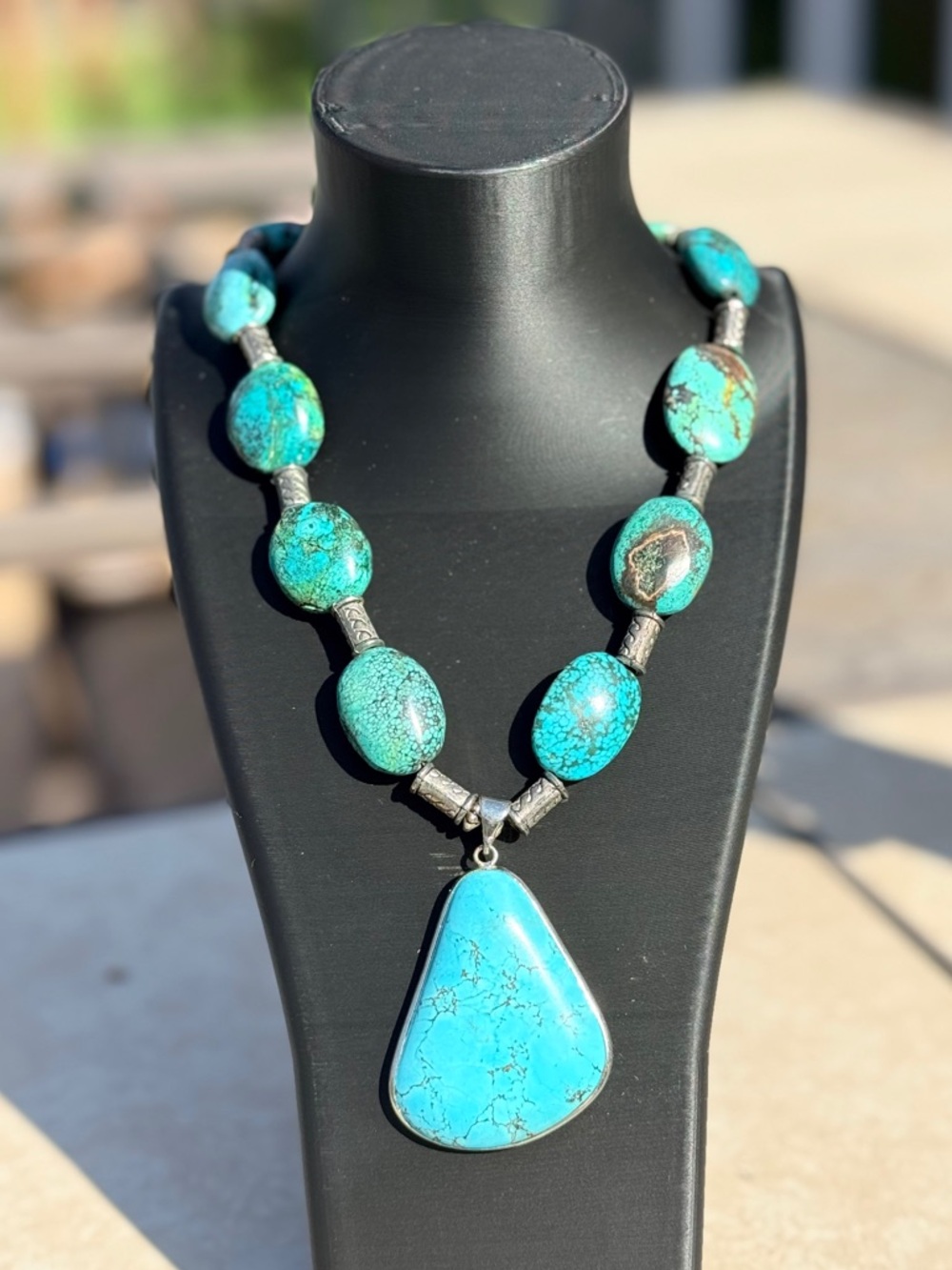 Turquoise Statement Necklace